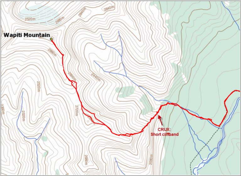 Wapiti_Map2 Spectacular Mountains