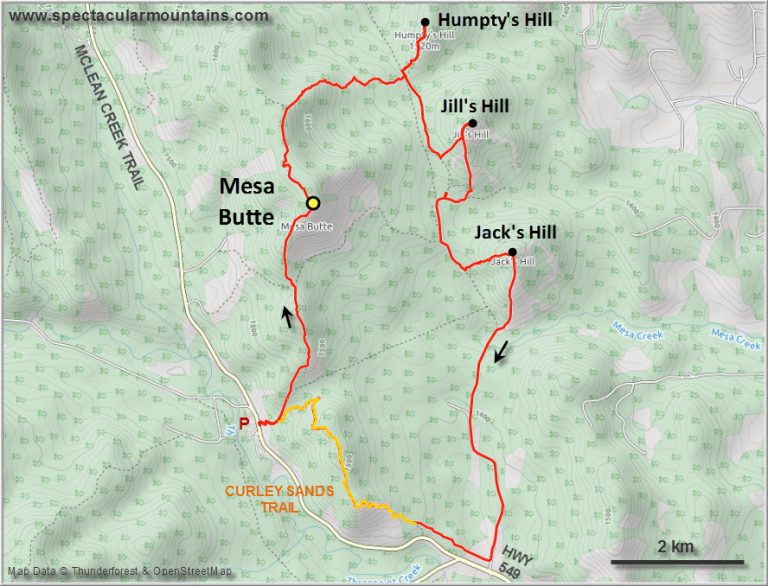 MesaButte_Map Spectacular Mountains